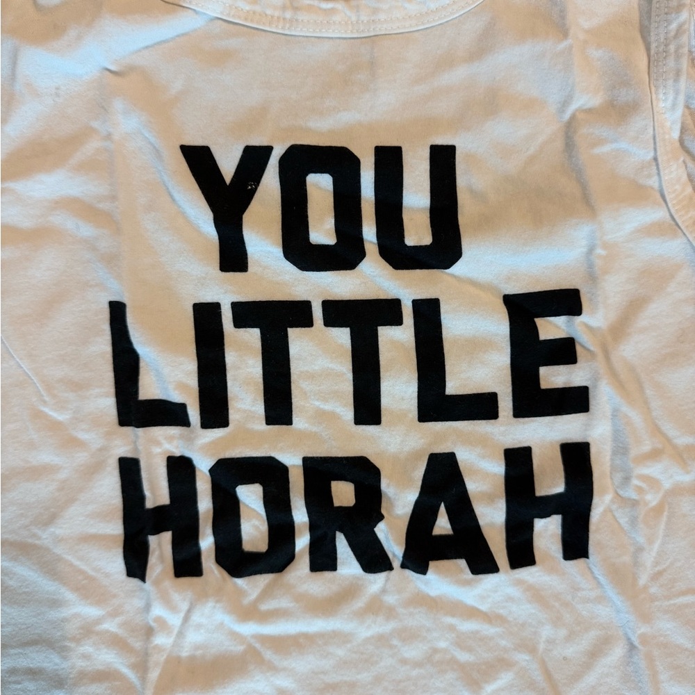 Women’s Funny Jewish Humor White Graphic Tee